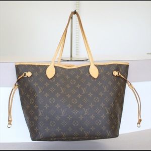 LOUIS VUITTON NEVERFULL MM Monogram Bag No.1050